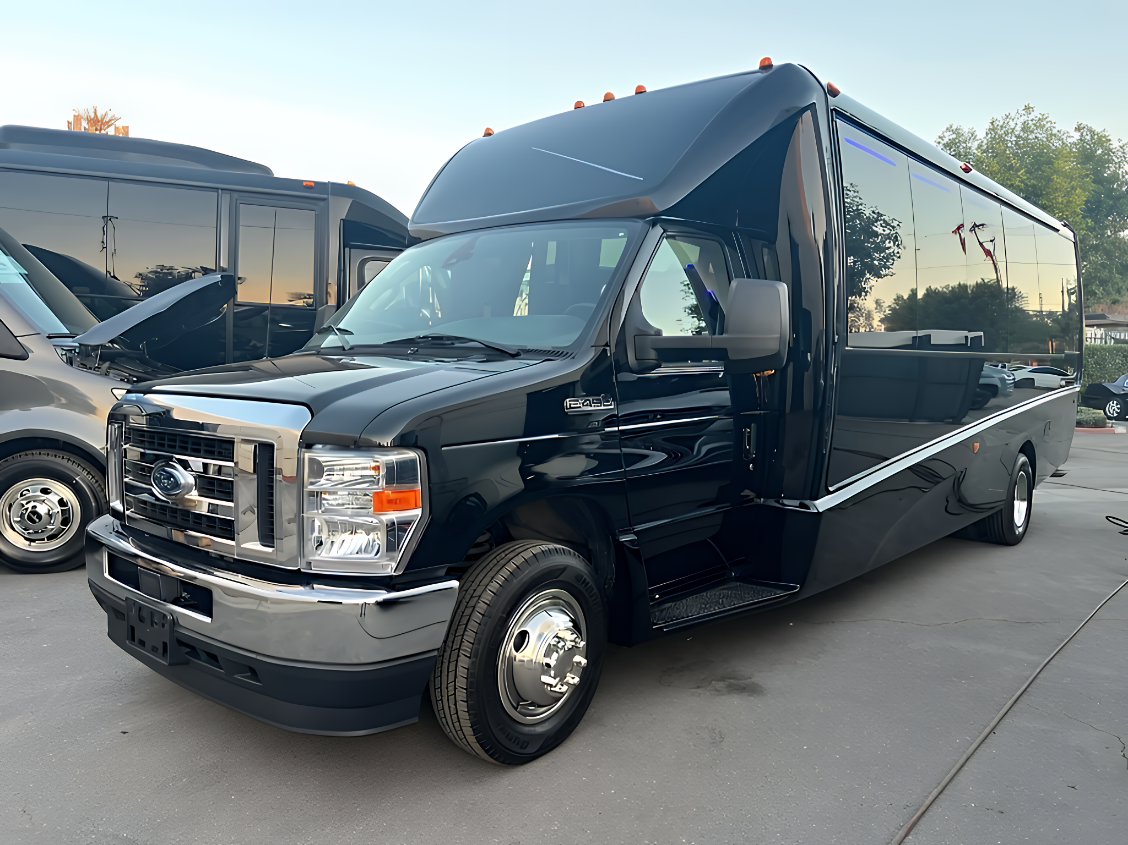 25 passenger mini bus – EMT Limo group transportation Dallas