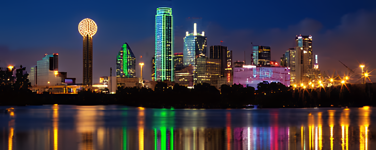 Dallas Texas skyline – EMT Limo venues and event transportation