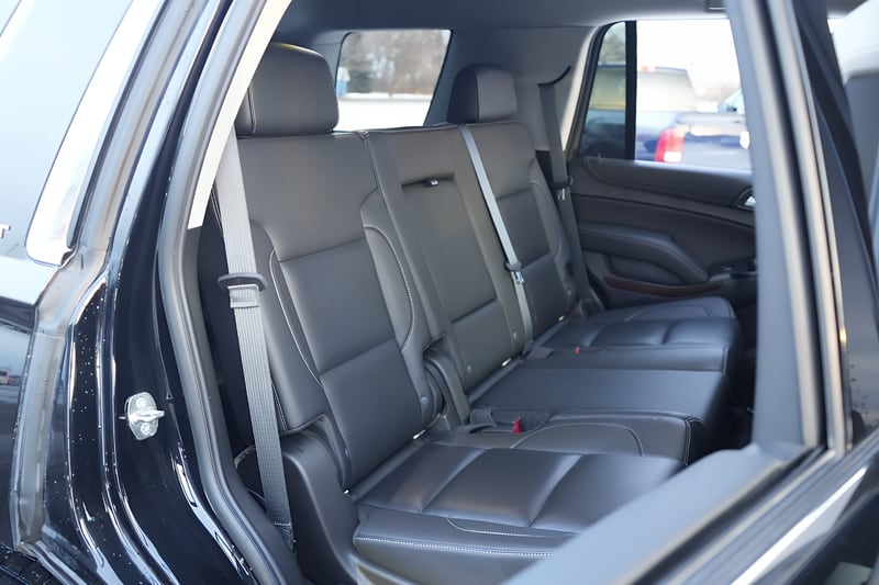 GMC Yukon SLT luxury interior middle row – EMT Limo Dallas
