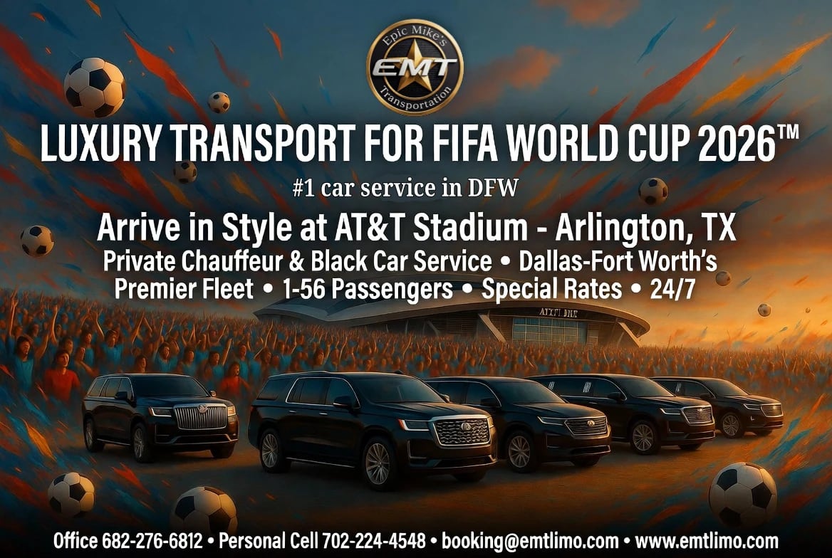 Luxury Transportation to FIFA 2026